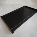 Parapet aluminiowy czarny kolor RAL 9005 gr.1 mm