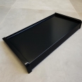 Parapet stalowy czarny kolor RAL 9005