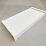 Parapet stalowy biały kolor RAL 9010