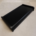 Parapet aluminiowy czarny kolor RAL 9005 gr.1 mm SOFTLINE