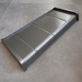 Parapety zewnętrzne aluminiowe typu płytka