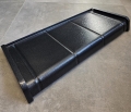 Parapet aluminiowy typ płytka kolor stal antyczna